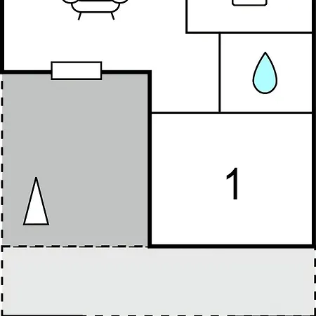 1 Bedroom Cozy In Ferienhaus *