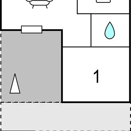 펜션 1 Bedroom Cozy In *